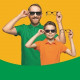 Логотип компании Очки для зрения и солнца за полцены в оптике «Счастливый взгляд»