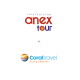 Логотип компании Coral Travel Elite х Anex Tour