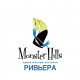 Логотип компании Летнее меню в ресторане Monster Hills